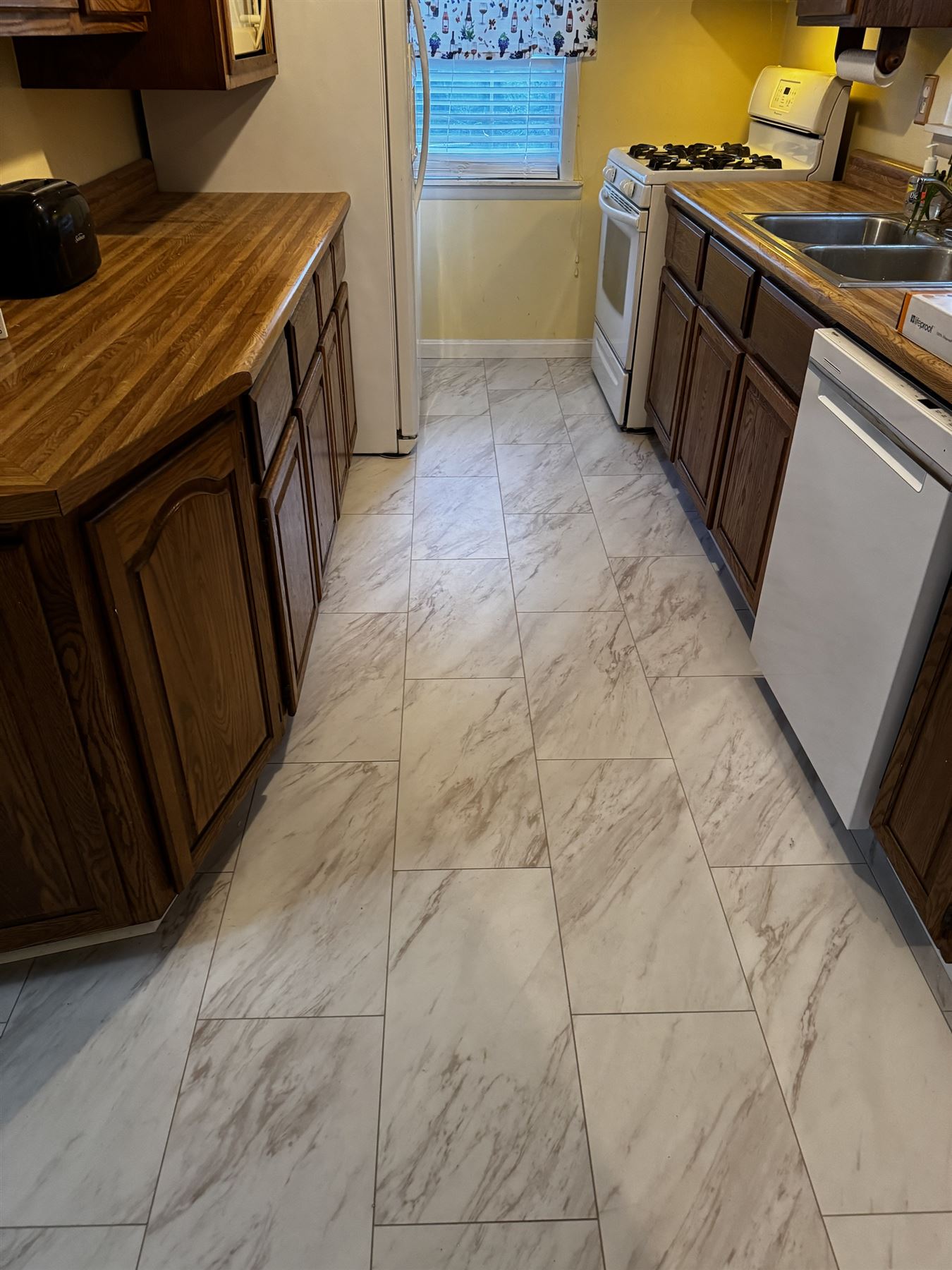 New kitchen floor